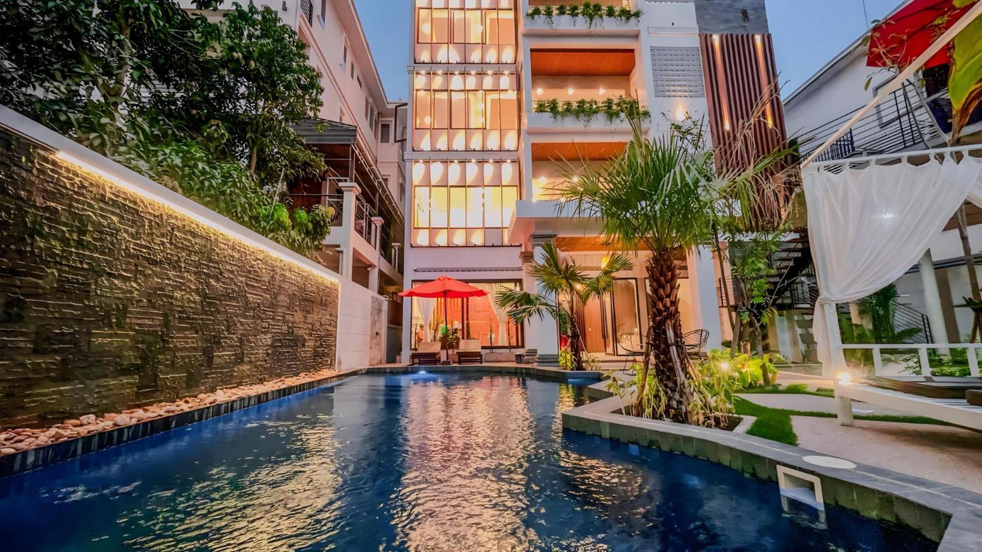 Hotel The Luxury Ciudad de Siem Riep Exterior foto